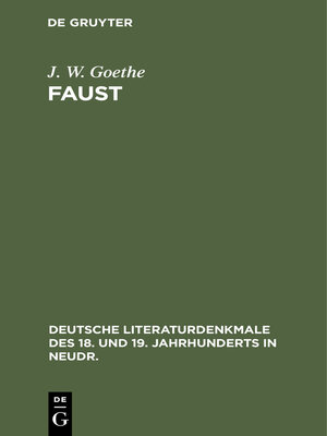 cover image of Faust